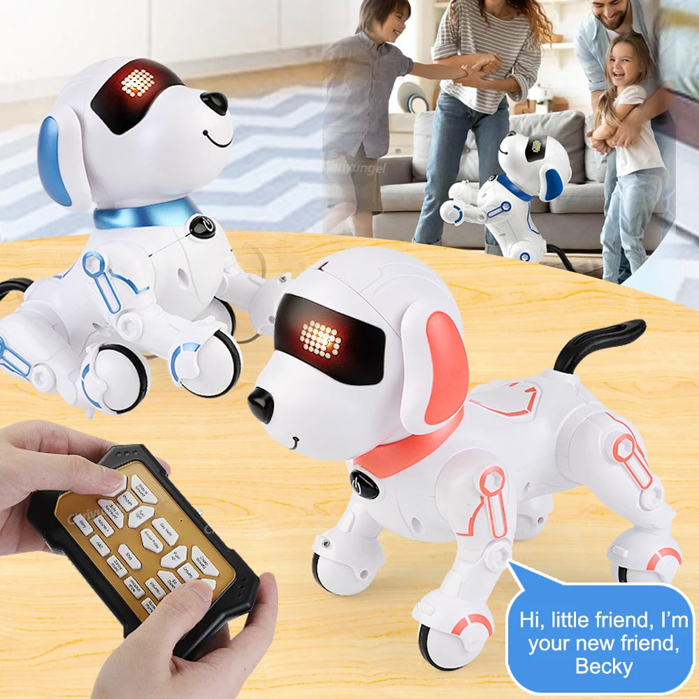 RC Robot Dog Electronic Stunt Pet Interactive Touch Programmable Smart