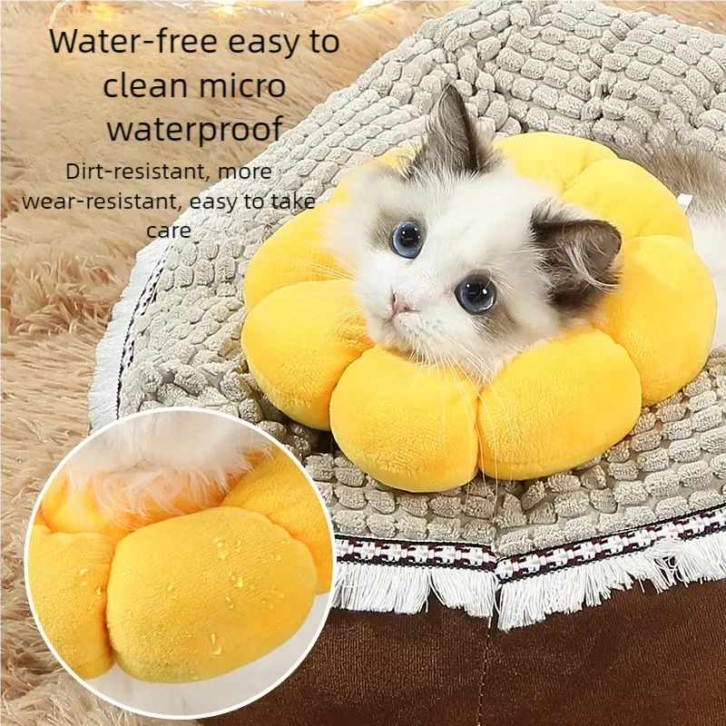 Pets Cats After Surgery Wound Protective Collar Anti Licking Flea