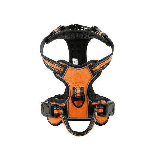 Adjustable Nylon Dog Harness Vest Reflective Soft Breathable No Pull