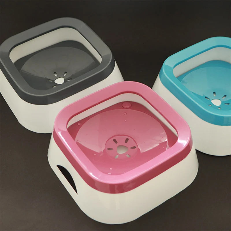 Anti-splash Water Bowl For Dogs 1L Large Capacity Drinker Drinking