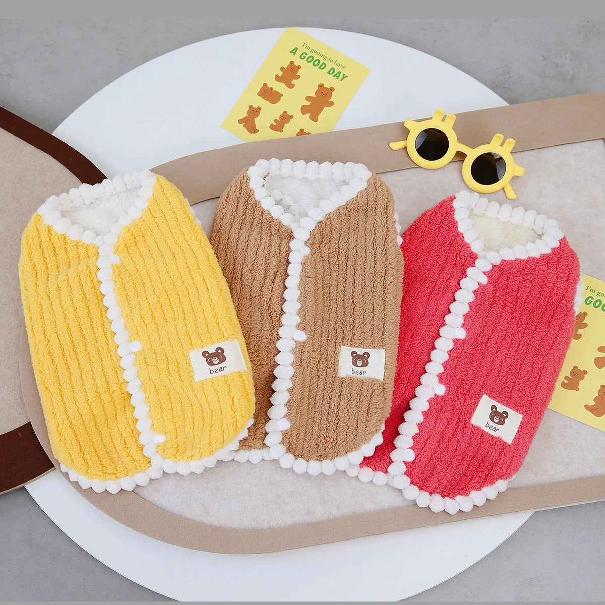 Winter Warm Dog Coat Soft Fleece Pet Clothes for Small Dogs Cats Cute