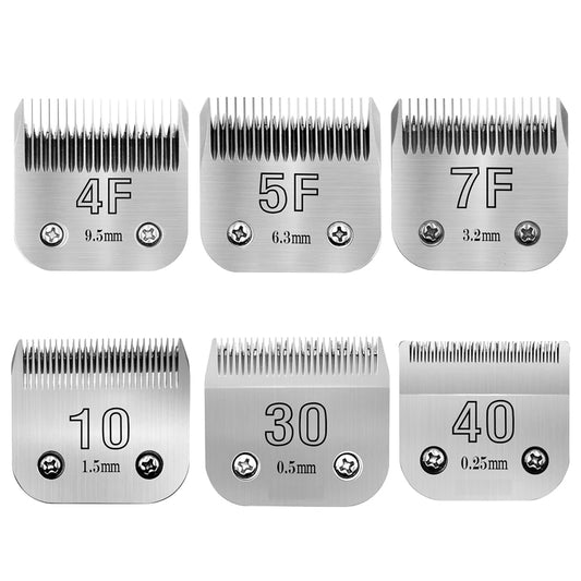 4F,5F,7F,9#,10#,30#,40# Professional Pet Dog Clipper Blade Fit For