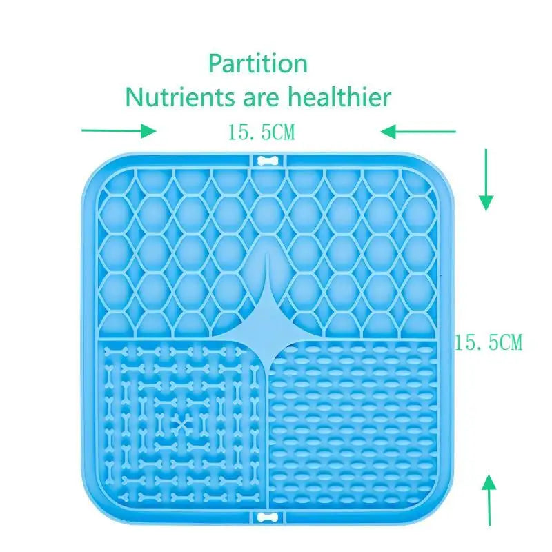 Pet Lick Silicone Mat Pet Slow Food Plate Dog Bathing Distraction