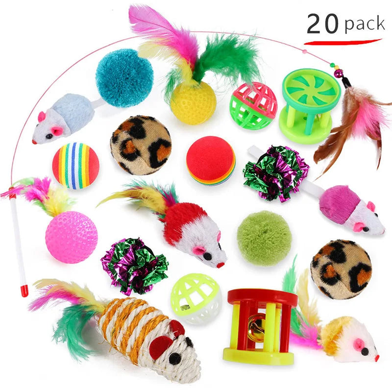 Kitten Toys Variety Pack-Pet Cat Toys Combination Set Cat Toy Funny