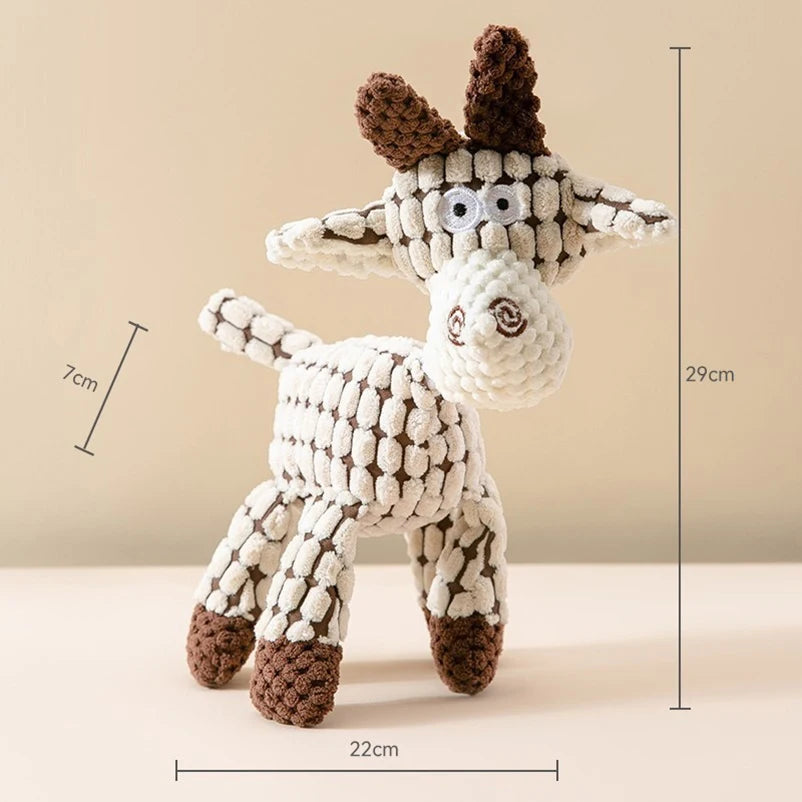 Hot new arrival pet cat dog sound toy cotton rope creative donkey