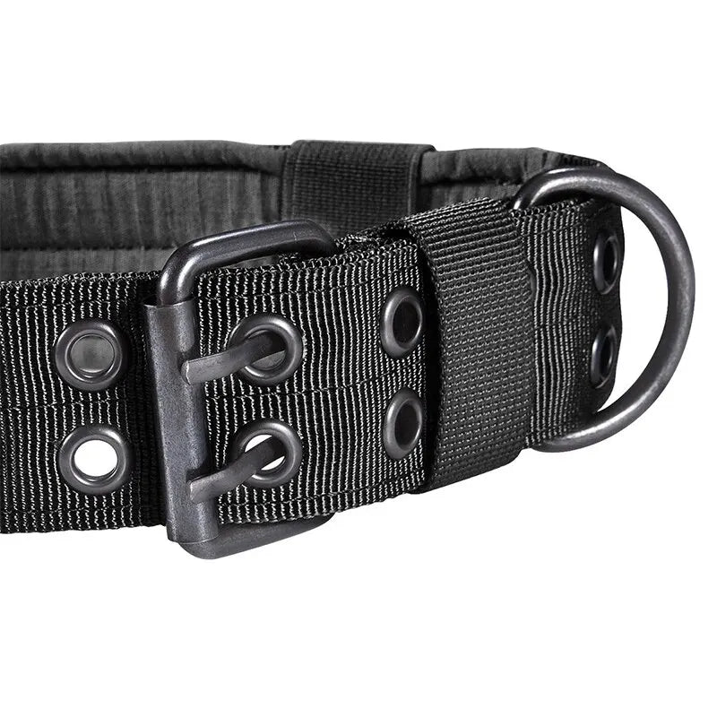 1pc Medium To Large Nylon Tactical Pet Dog Collar - Adjustable And