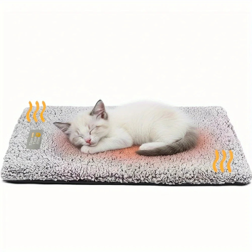 Winter Warming Pet Mattress, Super Warm Cat And Dog Pad, Washable And