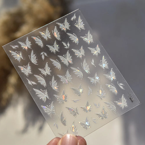 1 piece 5D color crystal star nail stickers high quality love shiny