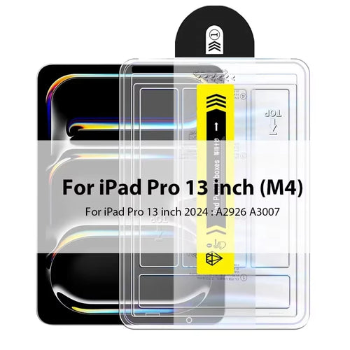 2pcs Easy to Install HD Tempered Glass Screen Protector For iPad Pro