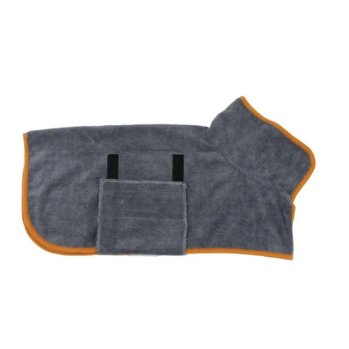 Dog Bathrobe Absorbent Pet Quick Drying Dog Bath Towel for Large Small
