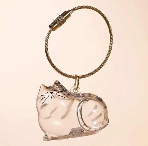 Pet Hair Memorial Keepsake Box & Bottle - Transparent Storage