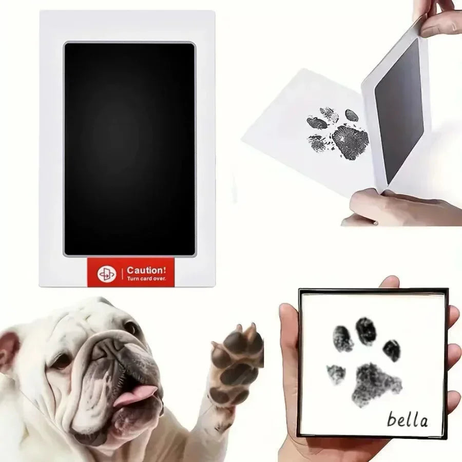Baby Handprint Footprints Ink Pads for Pet Safe Non-toxic No-Touch