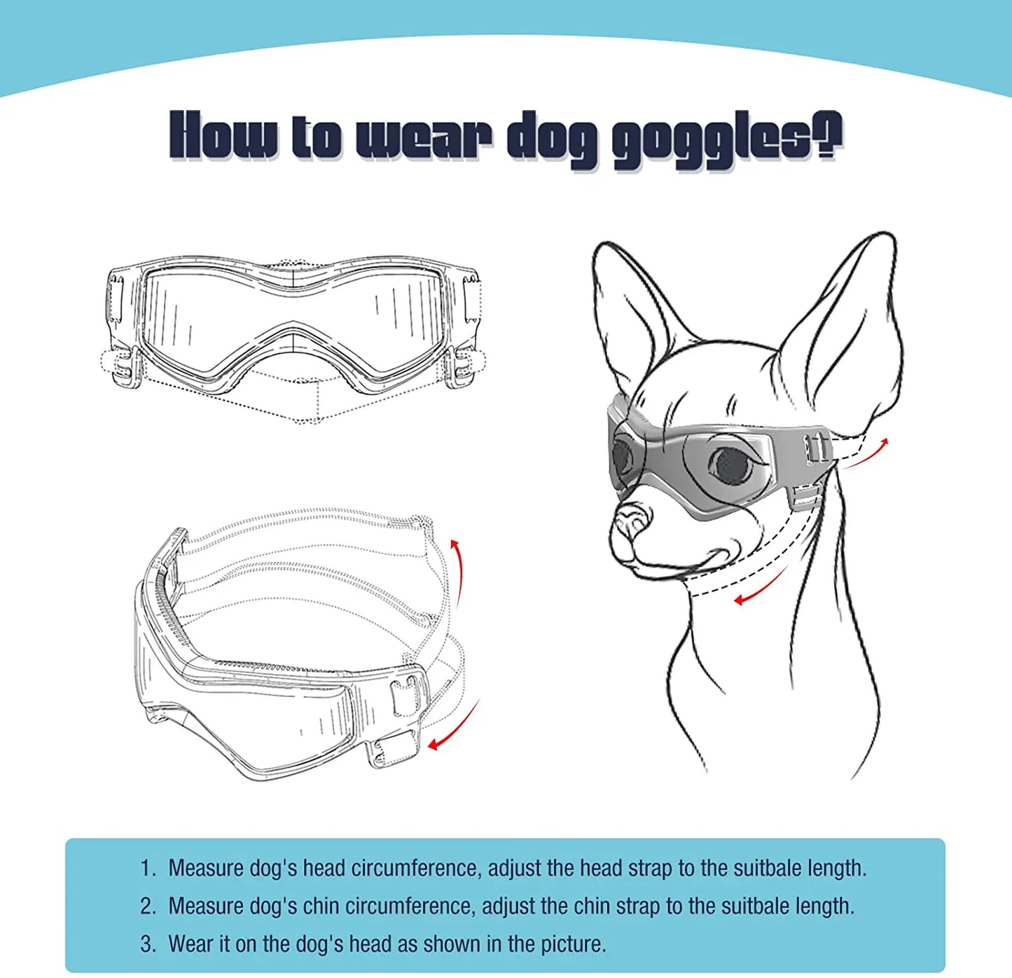 Pet Accessories Dog Outdoor UV Protection Sunglasses Cat Dog Goggles