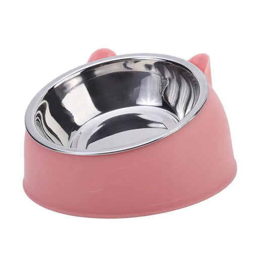 1/2/5pcs Cat Bowl Creative Inclined Kitten Puppy Food Feeding Bowls