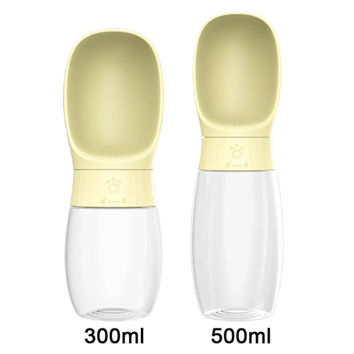 300ml 500ml Big Dog Water Bottle Portable Drinking Bowl For Small Dogs