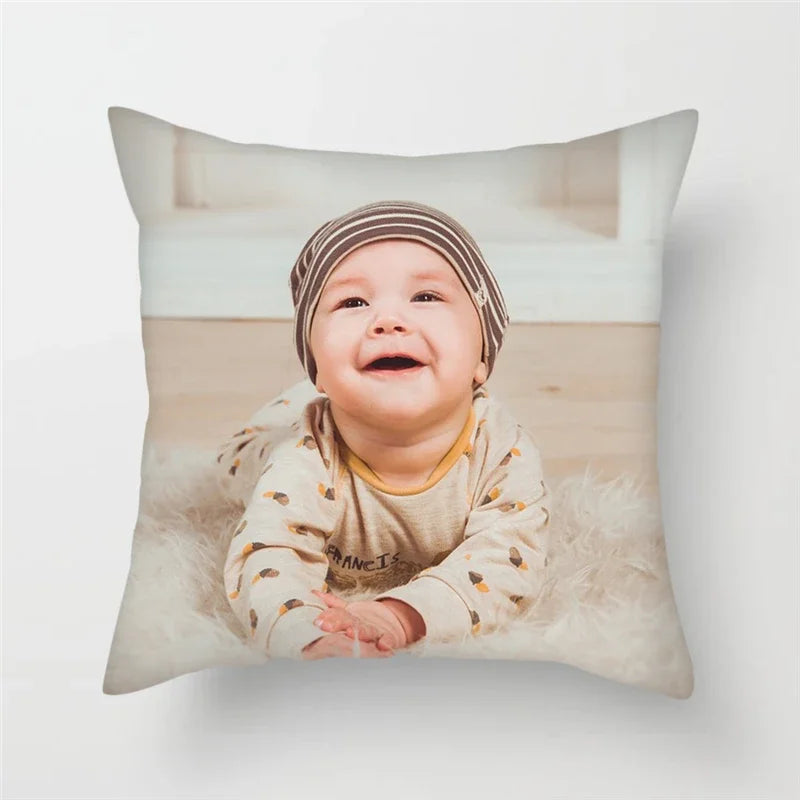 MIAOTU Custom Cushion Cover DIY Customized Throw Pillow Home