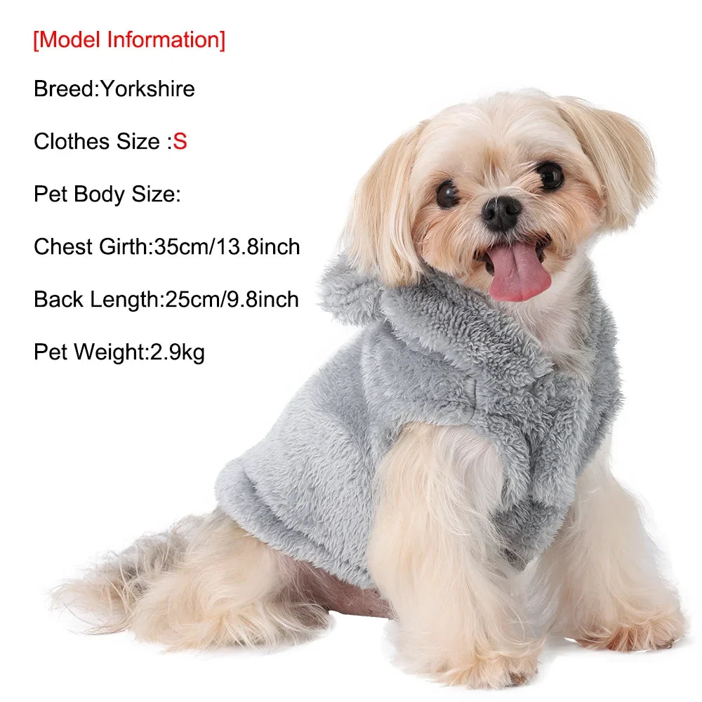 Autumn Winter Cat Clothes Soft Warm Cute Kitten Sweater Pet Fleece