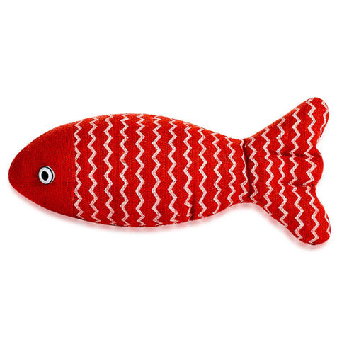 Random Fun Cat Sackcloth Fish Toy High With Catnip Fish Pet Cat
