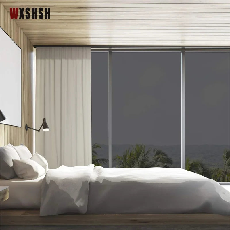 Window Privacy Film One Way Daytime Privacy Static Cling Sun Blocking