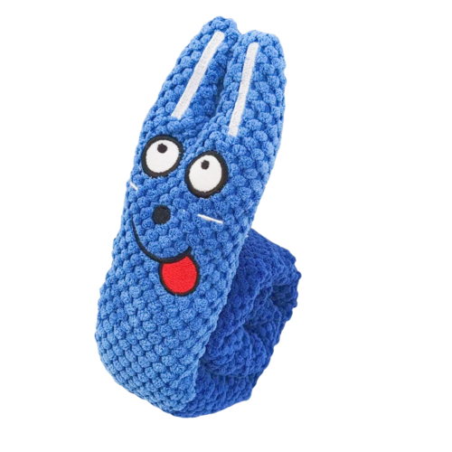 Dog Puzzle Feeder Interactive Toy Indestructible Plush Sound Squeak