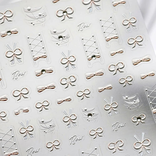 1 pc 5D Chinese style camellia nail sticker Vernal Equinox peach
