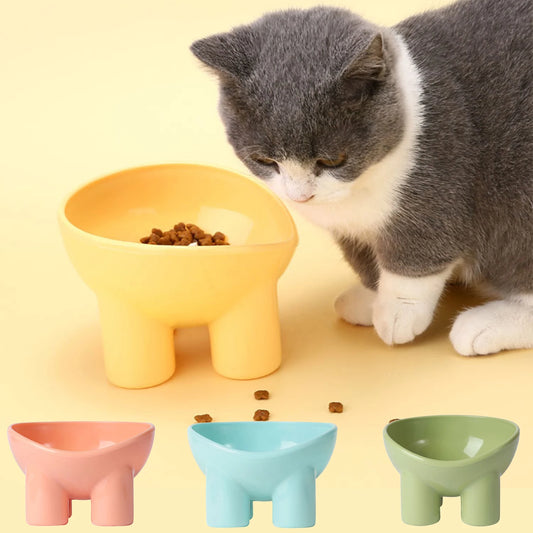 Portable Anti-Drop Cat Dog Pet Feeding Bowl - Food And Water Feeder