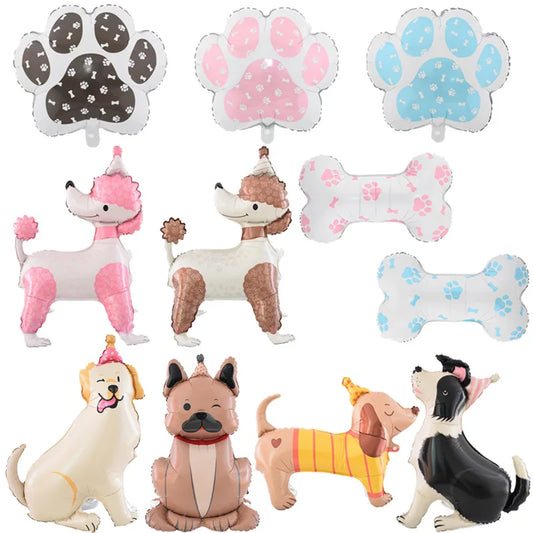 New standing cartoon animal,bulldog, shepherd, poodle, puppy, pet,