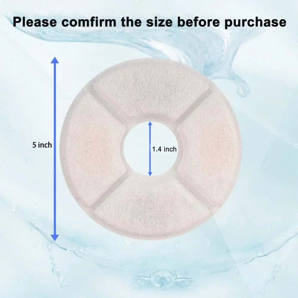Replacement Activated Carbon Filter For Cat Water Drinking Fountain