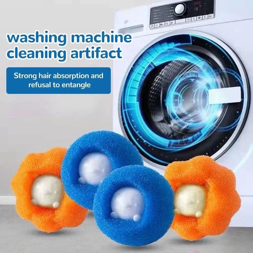 1/5/10PCS Laundry Ball Kit Reusable Washing Machine Hair Remover Ball