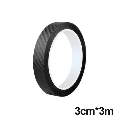 SEAMETAL 3D Carbon Fiber Car Protective Film Door Threshold Protector