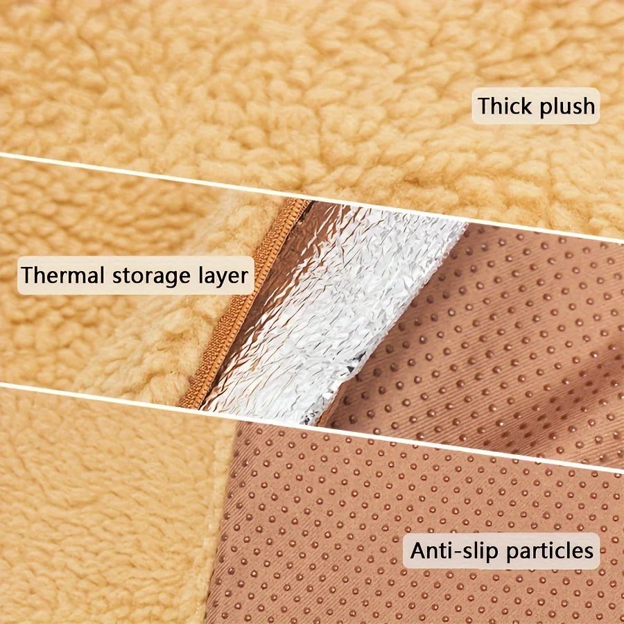 Self-Warming Pet Pad Blanket, Electric-Free Thermal Bed Mat, Anti-Slip