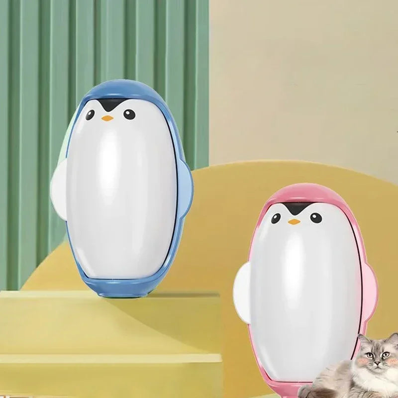 NEW Penguin Hair Remover Washable Household Drum Brush Portable Strong