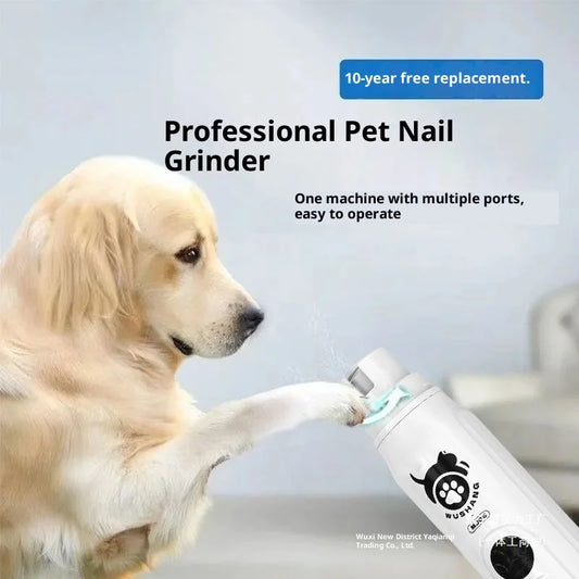 Pet Nail Grinder Electric Trimmer for Cats & Dogs, Grooming Nail