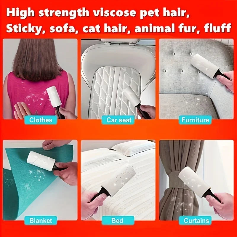 Ultra Sticky Lint Roller for Eliminating Pet Fur-Ideal for