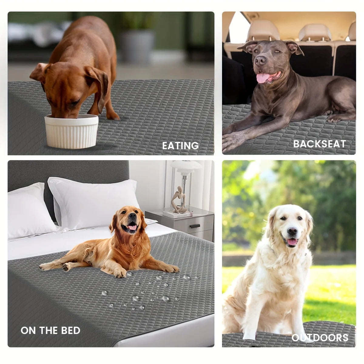 Anti Leaking & Non-Slip Dog Bed Cover,Pet Blanket Sofa Pet Bed