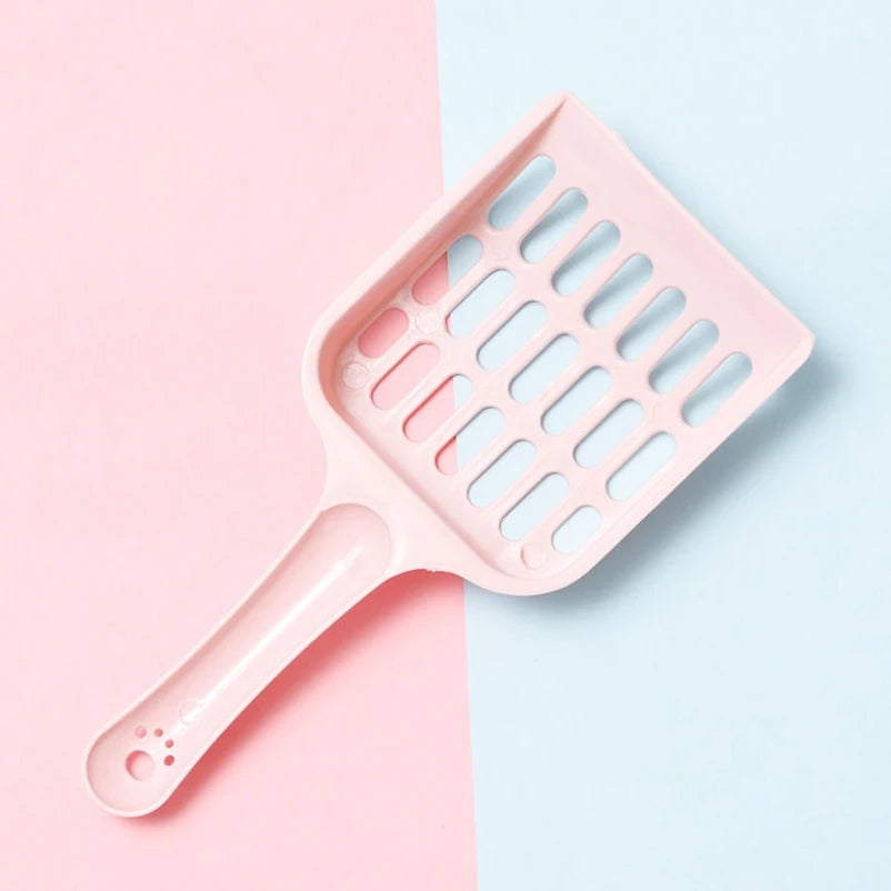 New pet litter shovel Candy color high appearance horizontal handle