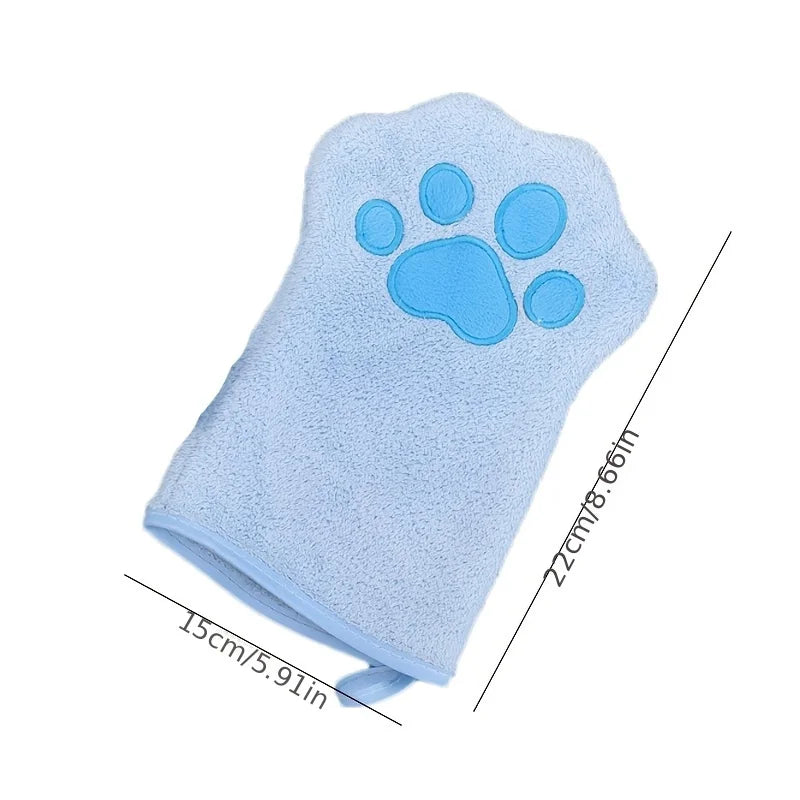 Quick-drying Dog Bath Gloves absorbent Pet Bath Towels for Small