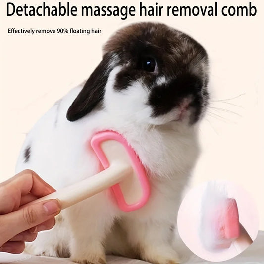 1Pc Detachable Rabbit Massage Hair Removal Comb For