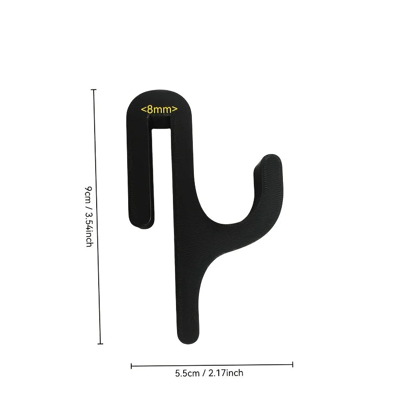 3D Shower Door Towel Hook for 8mm Glass Doors Bathroom Hanger for