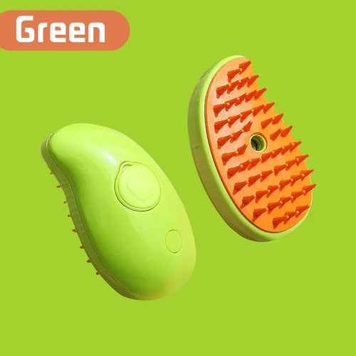 Upgraded Pet Spray Grooming Comb Steamy Floating Hair Removal Cleaning
