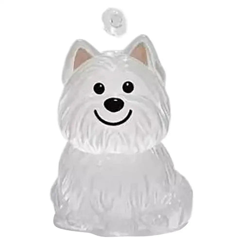 Clear Pet Hair Keychain Cute Dog Fur Keepsake Holder Creative