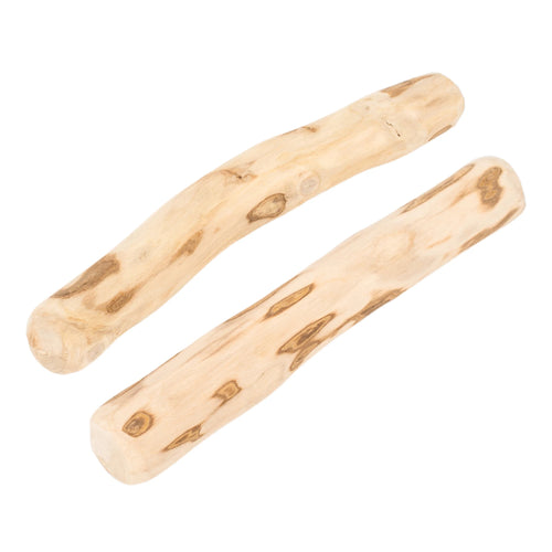 Natural Coffee Wood Dog Chew Toys Long Lasting Chewable Stick Dogs