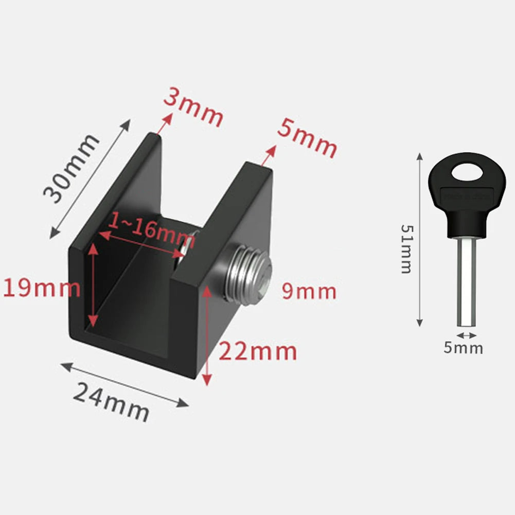 2 Pcs Adjustable Window Lock Stopper Safety Locks for Kids and Pets