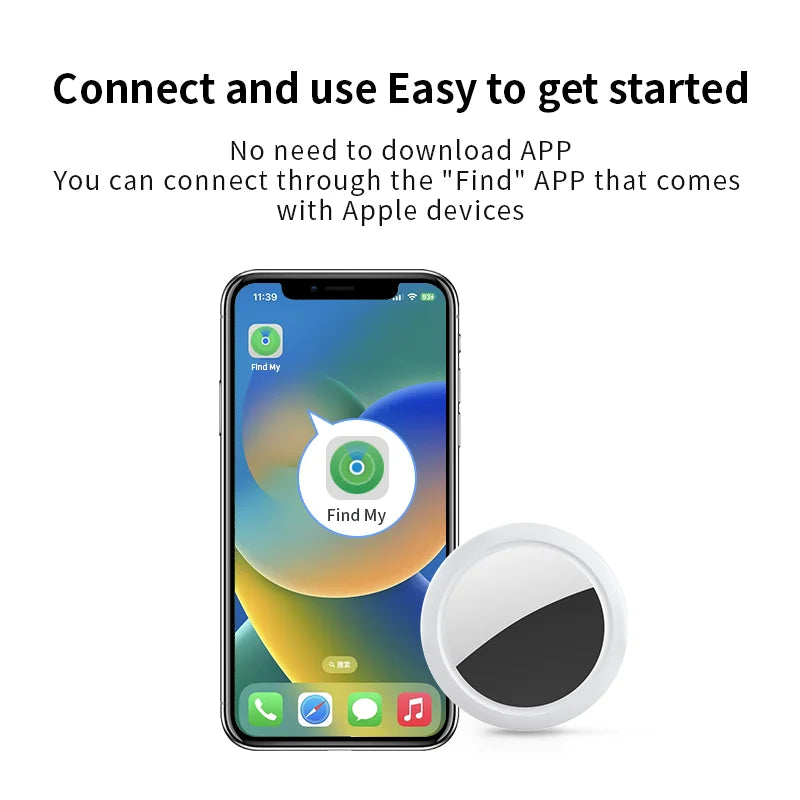 Airtag Bluetooth GPS Trackers IPX 5 Waterproof Sport Tracking Find My