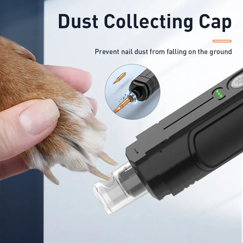 ROJECO P3 Electric Pet Nail Grinder Professional Dog Nail Clippers + 2