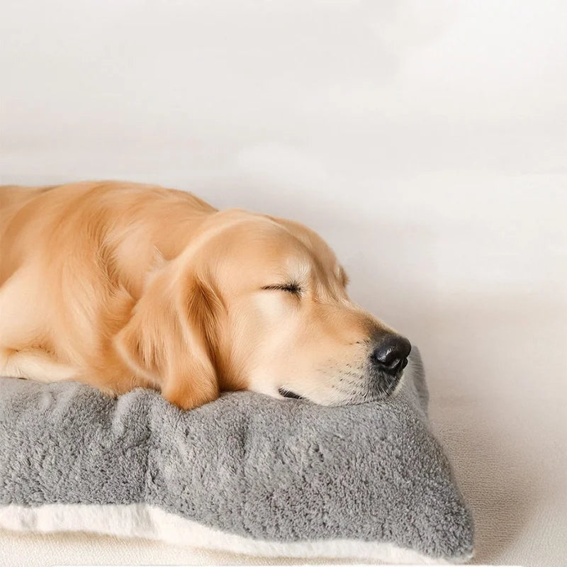Extra Large Plush Dog Bed Sofa Thickened Super Soft Polyester Pet Mat