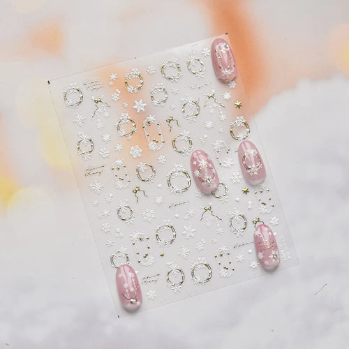 1 piece 5D color crystal star nail stickers high quality love shiny