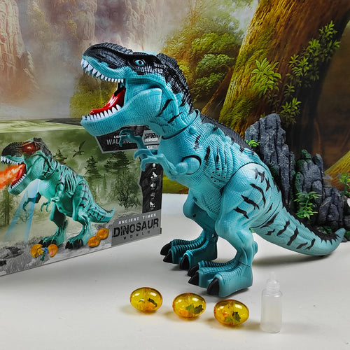 Electric Toy Large Size Walking Spray Lay Eggs Dinosaur Robot  for