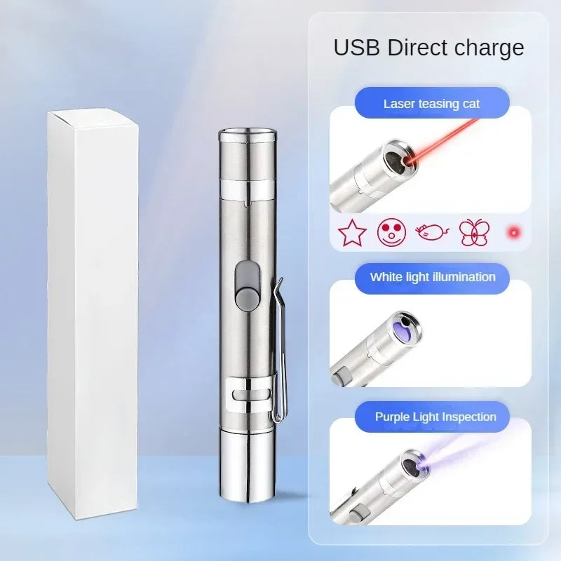 Enhanced Multifunctional Toy with USB Charging Infrared Laser Pattern