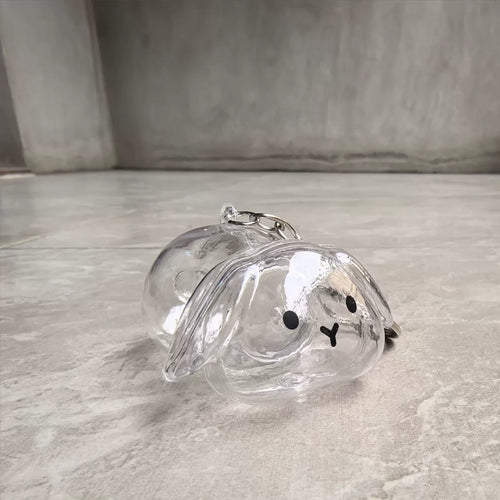 Transparent Rabbit Hair Keepsake Bottle Pet Hair Storage Capsule